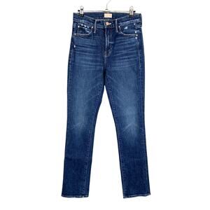 Mother Jeans The Rascal Skimp Yee Haw Wash Distressed Women's Size 26